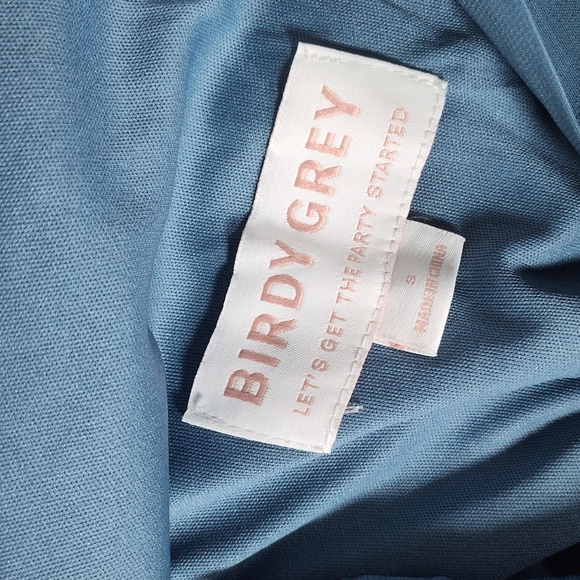 NWT Birdy Grey Laurie Empire Dress Twilight Chiffon bridesmaid formal gown S - Picture 9 of 10